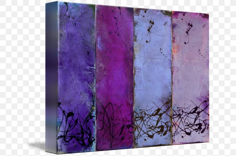 Gallery Wrap Art Violet Canvas Purple Rain, PNG, 650x543px, Gallery Wrap, Art, Canvas, Dye, Lilac Download Free