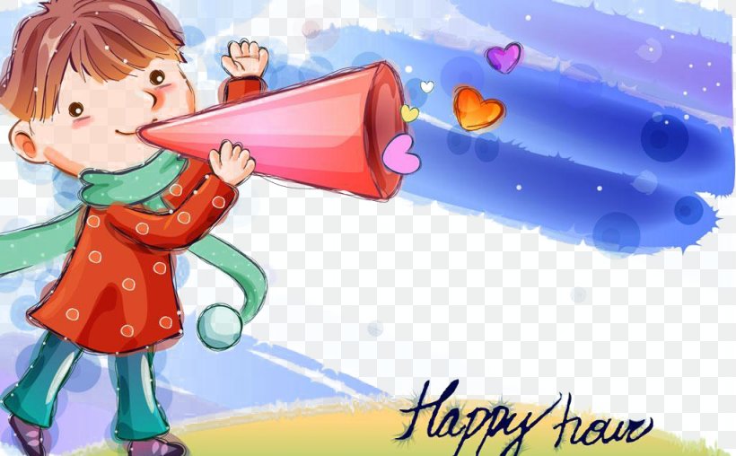 Loudspeaker Cartoon Download, PNG, 1024x635px, Watercolor, Cartoon, Flower, Frame, Heart Download Free