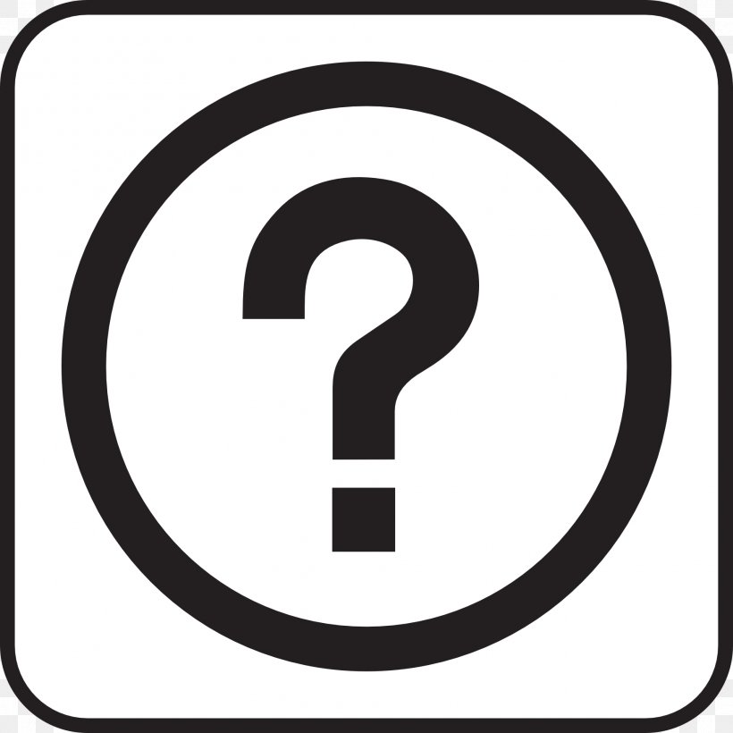 Question Mark Clip Art, PNG, 1920x1920px, Question Mark, Area, Black And White, Brand, Emoticon Download Free