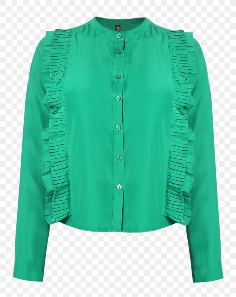 Sleeve Shoulder Turquoise, PNG, 2000x2520px, Sleeve, Blouse, Button, Jacket, Neck Download Free