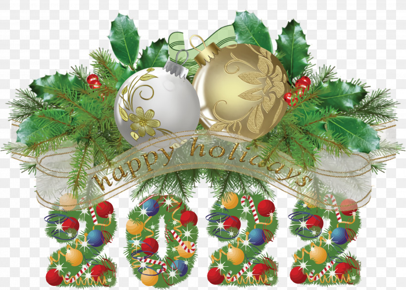 2022 Happy New Year 2022 New Year 2022, PNG, 2999x2145px, Christmas Day, Bauble, Christmas Decoration, Christmas Ornament M, Gift Download Free