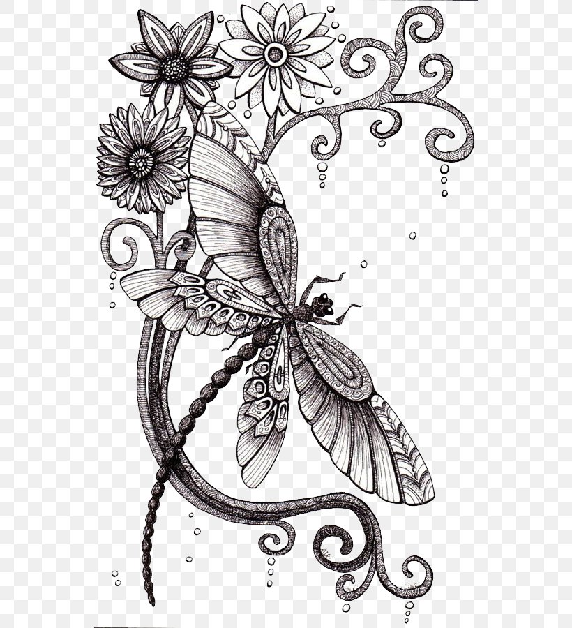 Drawing Dragonfly Art Idea Sketch, PNG, 550x900px, Drawing, Art, Art Museum, Artwork, Black And White Download Free