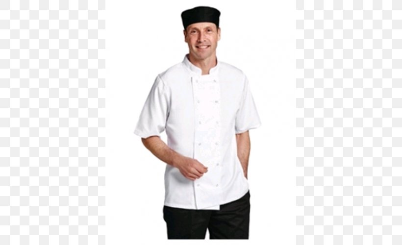 Chef's Uniform Sleeve Clothing Jacket, PNG, 500x500px, Chef, Apron, Clothing, Coat, Collar Download Free