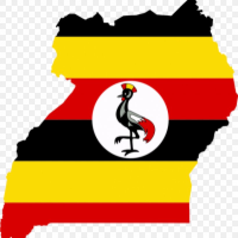 Flag Of Uganda Country National Flag, PNG, 1024x1024px, Uganda, Area, Artwork, Beak, Bird Download Free