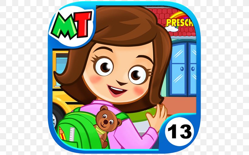 My Town : Preschool My Town : Shopping Mall My Town : Police Station My Town : School My Town : Home Dollhouse, PNG, 512x512px, My Town Shopping Mall, Amazon Appstore, Android, App Store, Area Download Free