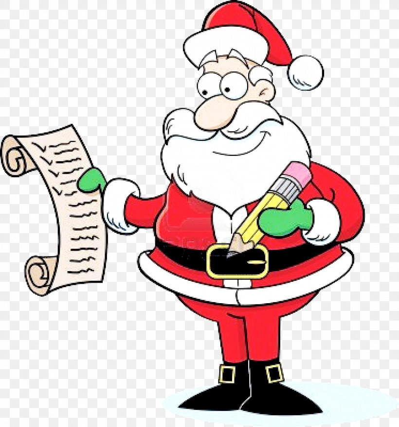 Santa Claus, PNG, 1119x1200px, Cartoon, Christmas, Christmas Elf, Line, Santa Claus Download Free