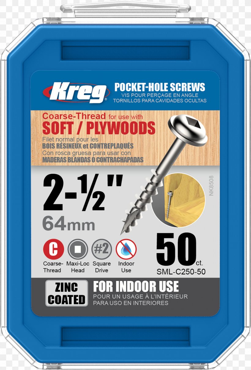 Screw Pocket-hole Joinery Washer Fastener Tool, PNG, 864x1277px, Screw, Augers, Black Oxide, Bolt, Brand Download Free
