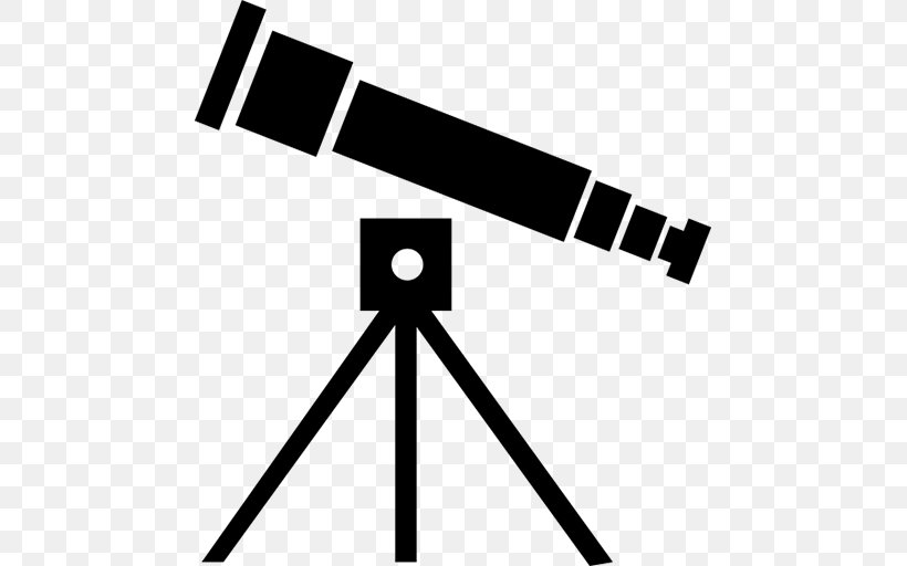 Telescope Logo Clip Art, PNG, 512x512px, Telescope, Area, Black, Black And White, Brand Download Free