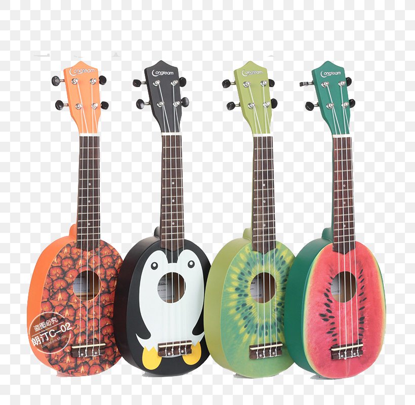 Ukulele Tiple Guitar Musical Instrument String, PNG, 800x800px, Watercolor, Cartoon, Flower, Frame, Heart Download Free