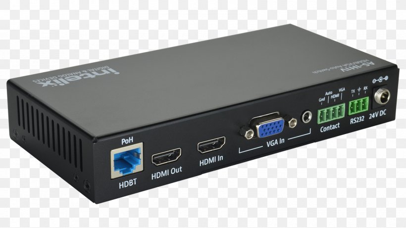 Ethernet Hub DisplayPort HDMI HDBaseT KVM Switches, PNG, 1600x900px, Ethernet Hub, Adapter, Audio Receiver, Computer Component, Computer Monitors Download Free