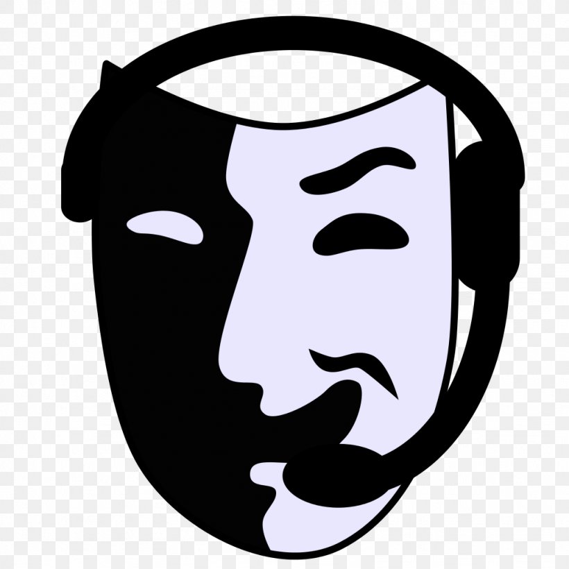Stage Management Theatre Running Crew Clip Art, PNG, 1024x1024px, Stage, Art, Artwork, Black And White, Face Download Free