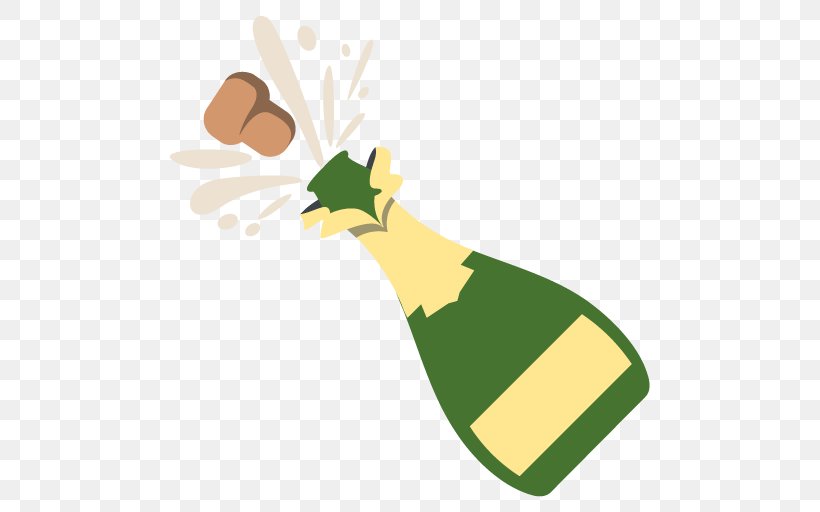 Emoji Champagne Drink Fizz Bottle, PNG, 512x512px, Emoji, Beak, Bottle, Champagne, Champagne Glass Download Free