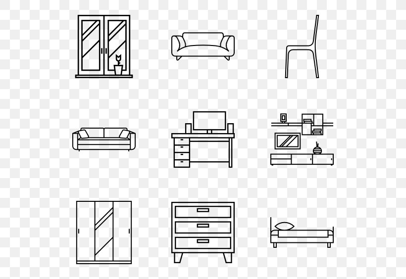 Furniture, PNG, 600x564px, Furniture, Area, Artwork, Black And White, Brand Download Free