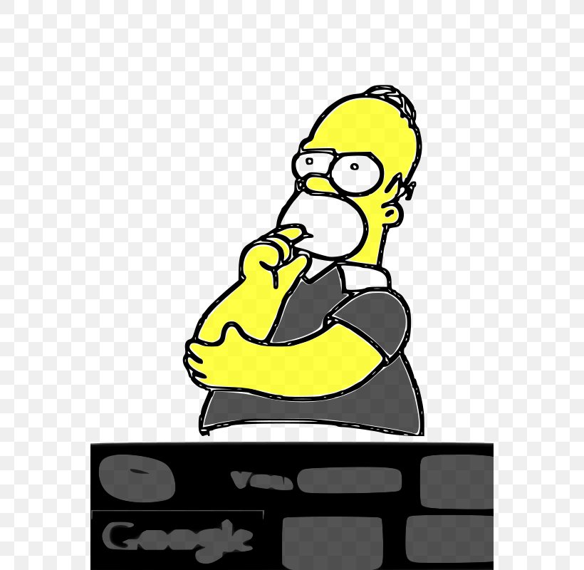 Homer Simpson Ned Flanders Marge Simpson Quotation Art, PNG, 566x800px, Homer Simpson, Area, Art, Artwork, Black And White Download Free