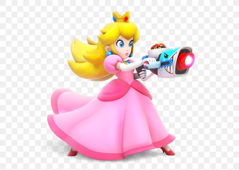 Mario + Rabbids Kingdom Battle Princess Peach Mario & Yoshi Luigi, PNG, 700x583px, Mariorabbids Kingdom Battle, Fictional Character, Figurine, Luigi, Mario Download Free