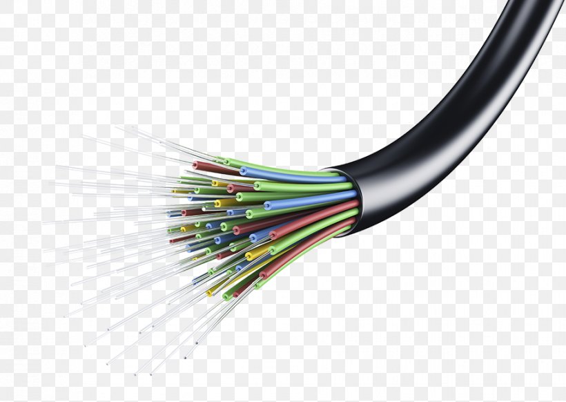Optical Fiber Cable Single-mode Optical Fiber Fiber-optic Communication, PNG, 914x649px, Optical Fiber Cable, Bandwidth, Cable, Computer Network, Core Download Free