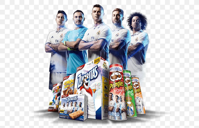 Real Madrid C.F. Corn Flakes Cocoa Krispies Kellogg's Pringles, PNG, 593x529px, Real Madrid Cf, Brand, Cocoa Krispies, Corn Flakes, Cristiano Ronaldo Download Free