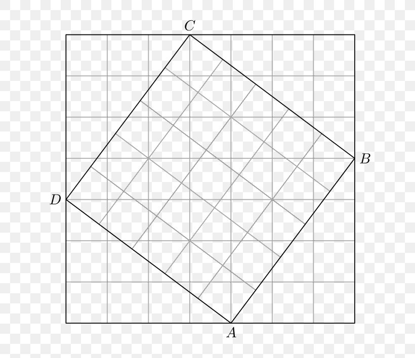 Zhoubi Suanjing Triangle Area Point, PNG, 726x708px, Triangle, Area, Black, Black And White, Diagram Download Free