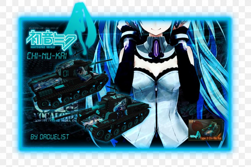 World Of Tanks Type 62 Hatsune Miku World Of Warships, PNG, 1200x800px, World Of Tanks, Action Figure, Advertising, Blue, Brand Download Free