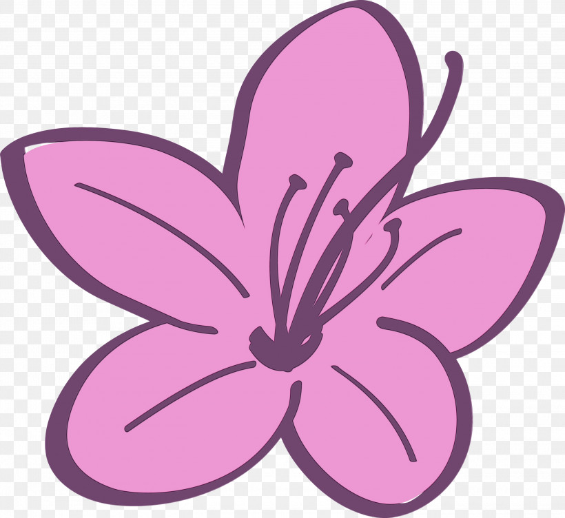 Pink Petal Violet Purple Plant, PNG, 3000x2752px, Azalea, Azalea Flower, Flower, Magenta, Paint Download Free