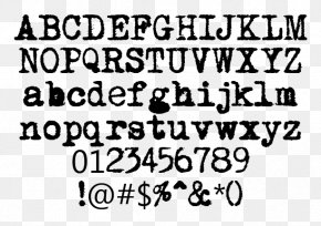 Old Typewriter - Typewriter Microsoft Word Logo Sort Font PNG