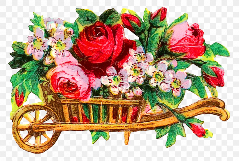 Floral Design, PNG, 2000x1351px, Watercolor, Bouquet, Cart, Cut Flowers, Floral Design Download Free