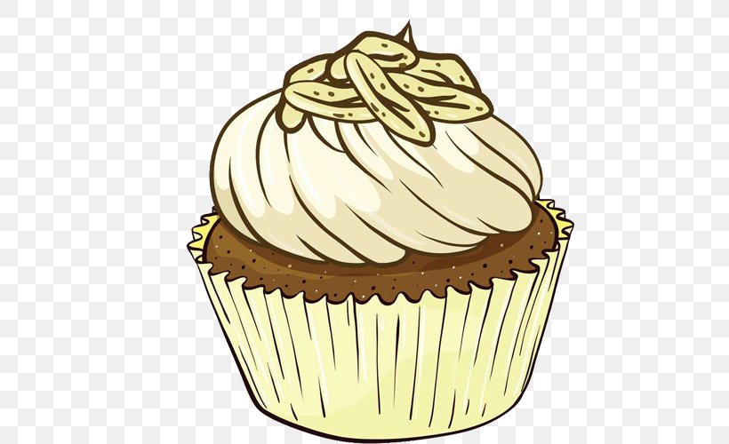 Cupcake Chocolate Cake Icing Cartoon, PNG, 550x500px, Cupcake, Baking Cup, Buttercream, Cake, Cartoon Download Free