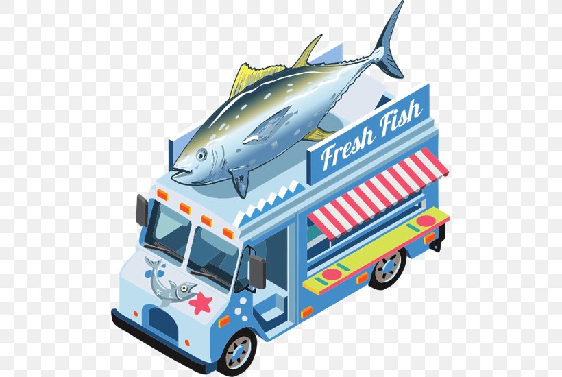 Fish Cartoon, PNG, 495x550px, Car, Cargo, Fish, Food, Food Truck Download Free