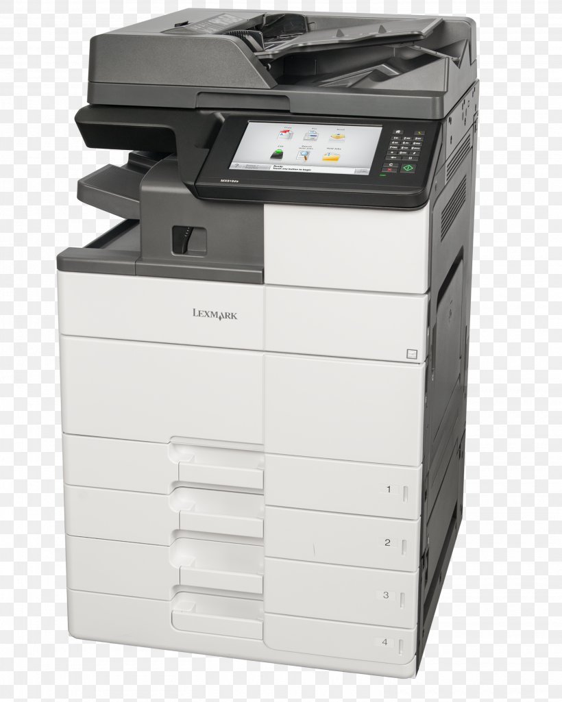 Lexmark MX911DTE Laser Printer 26Z0101 Multi-function Printer Photocopier, PNG, 2980x3727px, Lexmark, Electronic Device, Ink Cartridge, Laser Printing, Multifunction Printer Download Free
