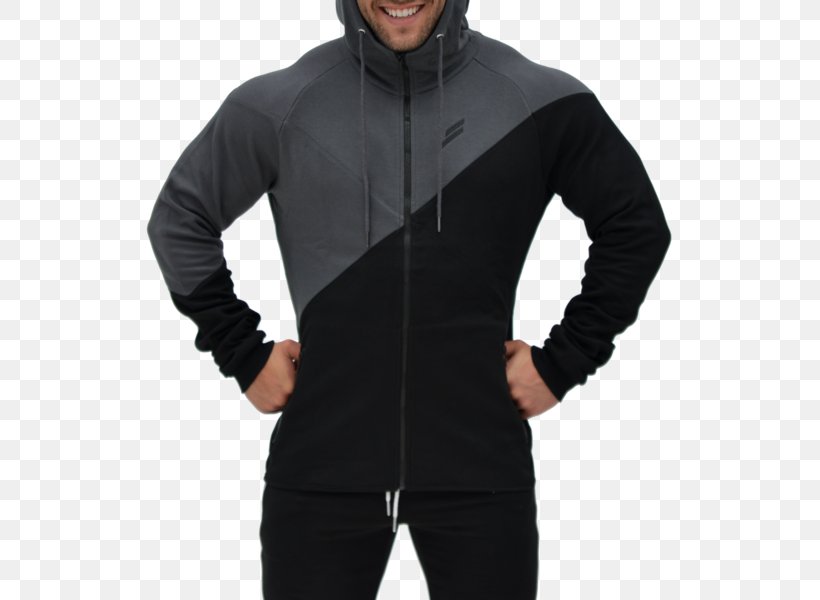 Tracksuit Hoodie Sweatpants Jacket, PNG, 600x600px, Tracksuit, Black, Clothing, Dress, Flight Jacket Download Free