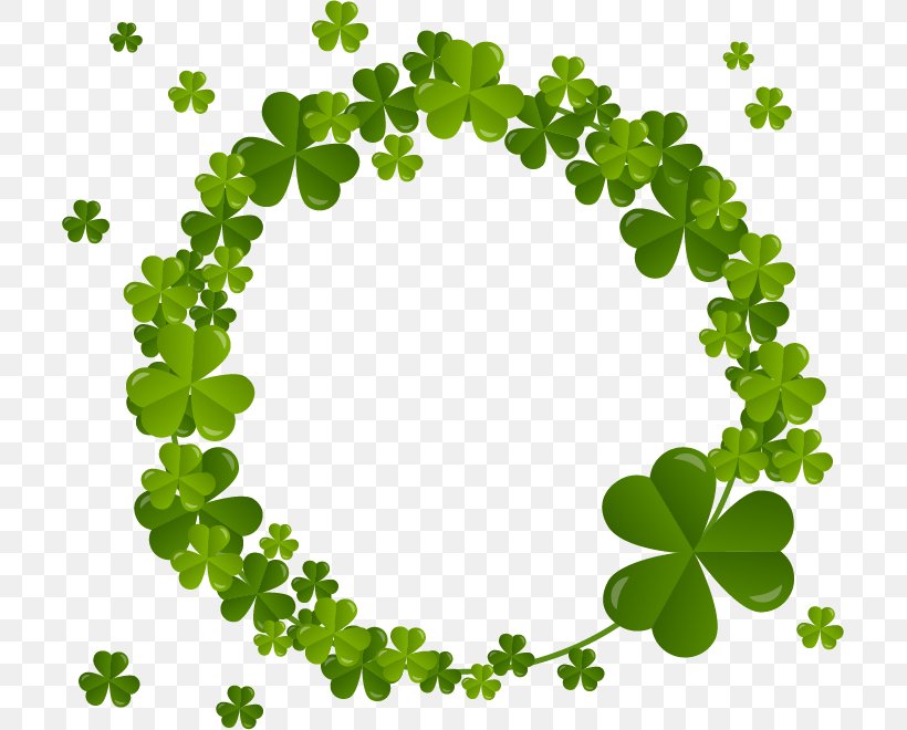 Four-leaf Clover Shamrock Saint Patricks Day, PNG, 707x660px, Clover, Birthday, Flora, Flowering Plant, Fourleaf Clover Download Free