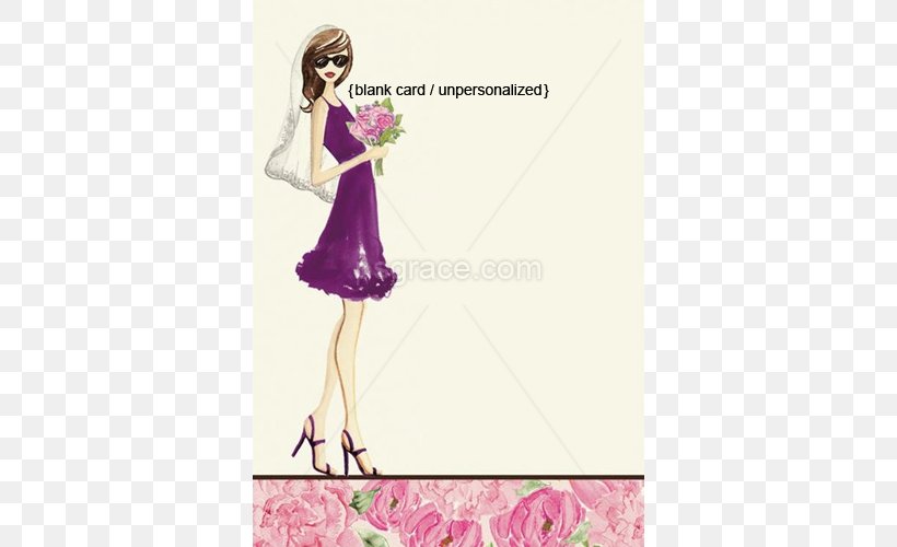 Wedding Invitation Bridal Shower Bride Wedding Dress, PNG, 500x500px, Watercolor, Cartoon, Flower, Frame, Heart Download Free