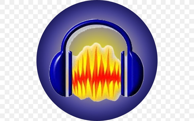 Audacity Download Free Software LAME, PNG, 512x512px, Audacity, Audio Editing Software, Computer Software, Electric Blue, Free Software Download Free