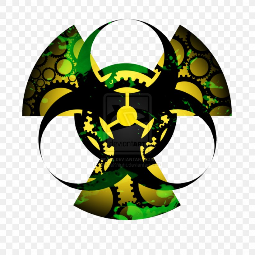Biological Hazard Radiation Radioactive Decay Symbol Clip Art, PNG, 894x894px, Biological Hazard, Fictional Character, Green, Hazard Symbol, Human Skull Symbolism Download Free