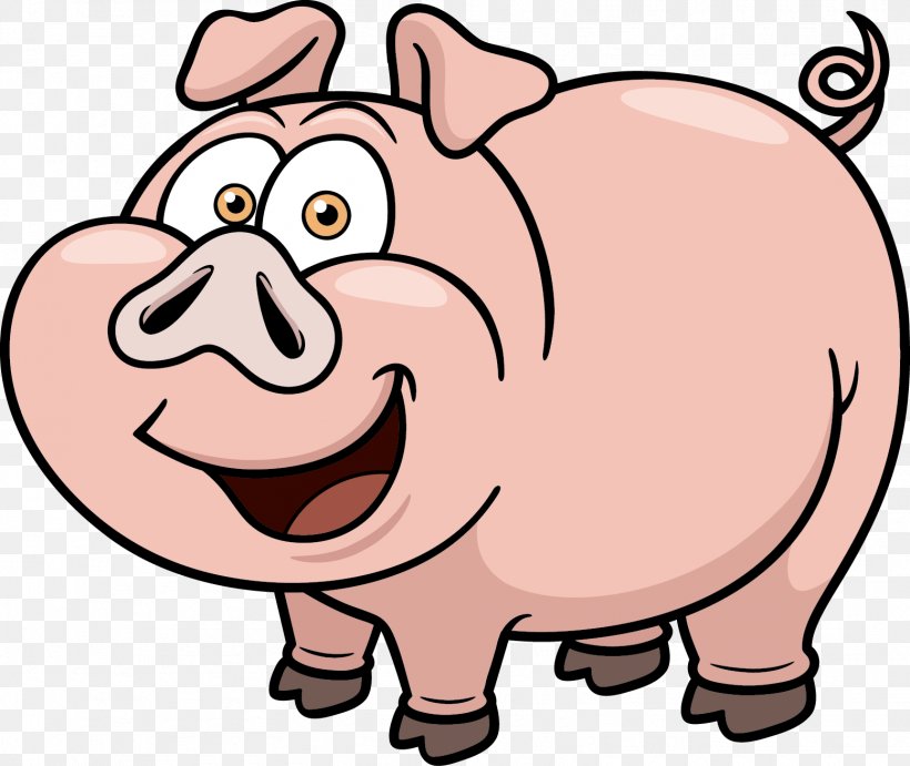 Pig Stock Photography Vector Graphics Royalty-free Illustration, PNG, 1554x1310px, Pig, Cartoon, Depositphotos, Domestic Pig, Drawing Download Free