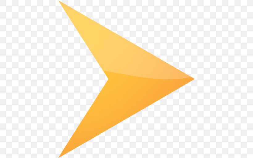 Product Design Line Triangle, PNG, 512x512px, Triangle, Orange, Yellow Download Free