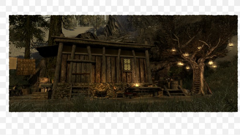 The Elder Scrolls V: Skyrim Shack Home House Hut, PNG, 900x506px, Elder Scrolls V Skyrim, Cottage, Downloadable Content, Facade, Home Download Free