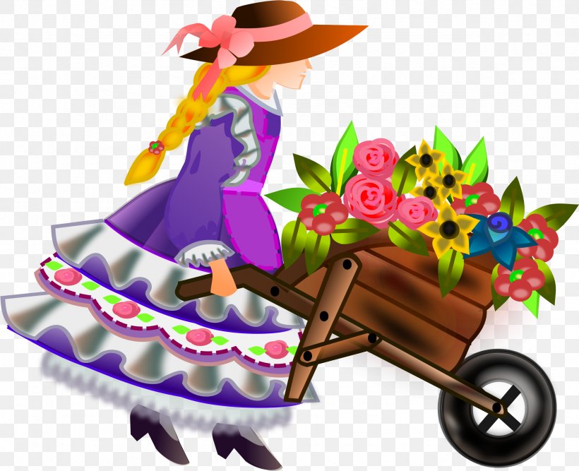 Wheelbarrow Flower Floristry Clip Art, PNG, 2362x1922px, Wheelbarrow, Basket, Floristry, Flower, Flower Garden Download Free