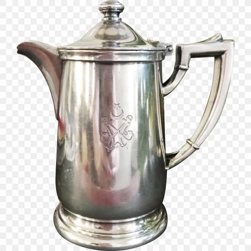 Jug Silver Hotel Kettle Plating, PNG, 1000x1000px, Jug, Bowmanbiltmore Hotels, Coffee Percolator, Coffeemaker, Cutlery Download Free