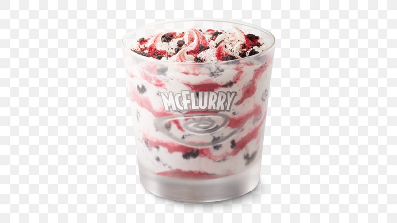 Sundae Ice Cream Parfait McFlurry McDonald's, PNG, 720x460px, Sundae, Auglis, Berry, Cream, Dairy Product Download Free