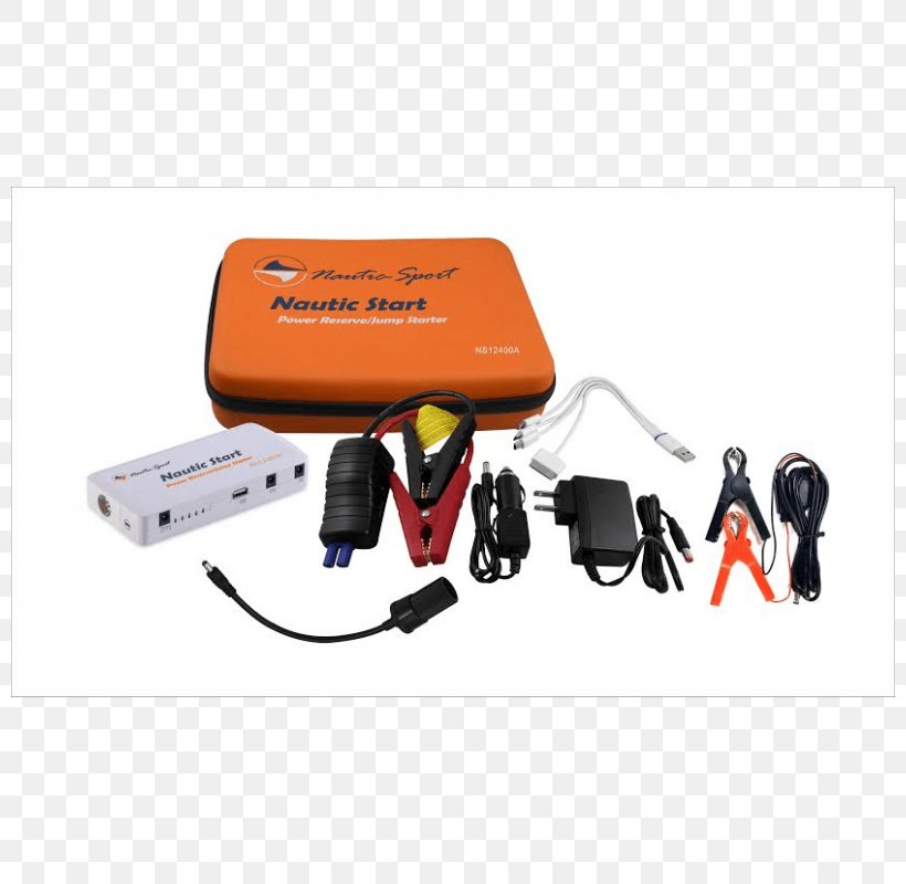 Battery Charger Jump Start Car Power Converters Electronics, PNG, 800x800px, Battery Charger, Ampere, Ampere Hour, Automotive Electronics, Car Download Free