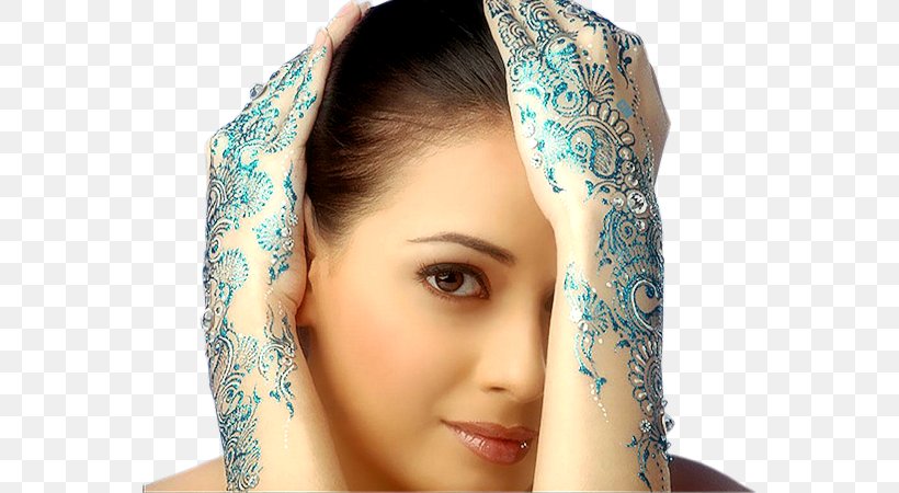 Dia Mirza Mehndi Woman Beauty Henna, PNG, 561x450px, Watercolor, Cartoon, Flower, Frame, Heart Download Free