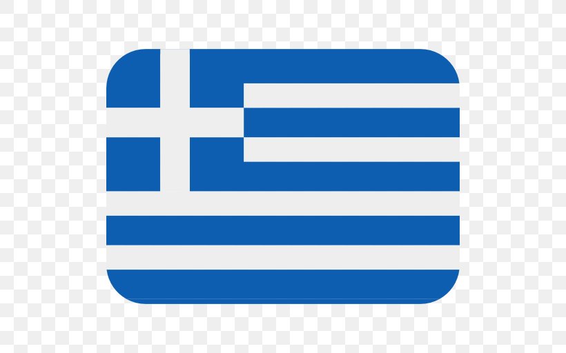 Flag Of Greece Vector Graphics Image, PNG, 512x512px, Flag Of Greece, Area, Blue, Brand, Decal Download Free