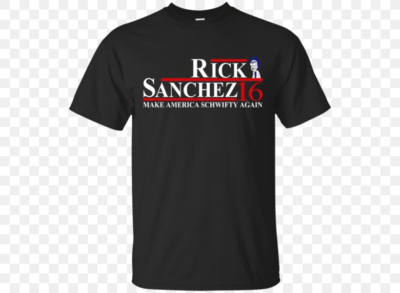 T-shirt Hoodie Rick Sanchez Sweater, PNG, 600x600px, Tshirt, Active Shirt, Black, Brand, Clothing Download Free