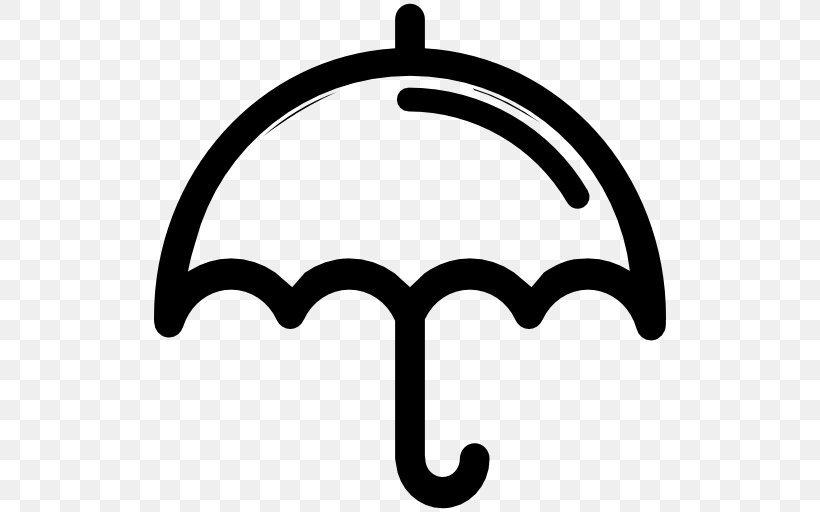 Umbrella Rain Clip Art, PNG, 512x512px, Umbrella, Black, Black And White, Clothing, Flat Design Download Free