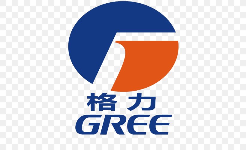 Gree Electric Air Conditioner Air Conditioning Seasonal Energy Efficiency Ratio Business, PNG, 500x500px, Gree Electric, Air Conditioner, Air Conditioning, Area, Blue Download Free