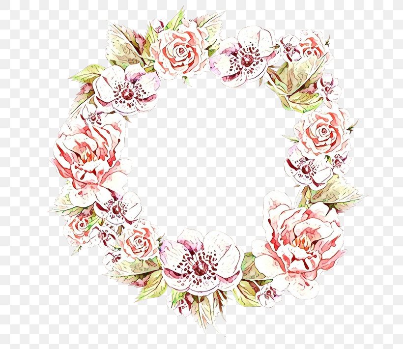 Watercolor Painting Wreath Garland Floral Design, PNG, 700x710px, Watercolor Painting, Art, Cut Flowers, Drawing, Floral Design Download Free