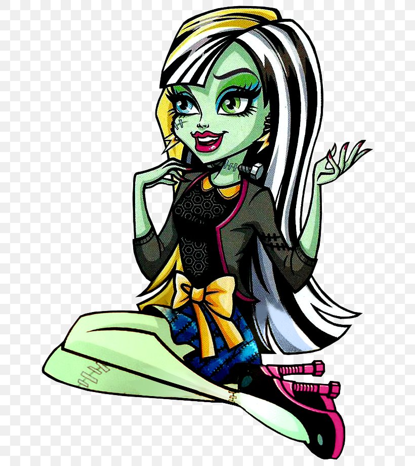 Frankie Stein Monster High Illustration Image Character, PNG, 680x920px ...