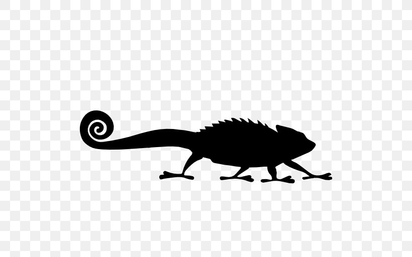 Reptile Chameleons Animal Icon, PNG, 512x512px, Reptile, Animal, Black And White, Chameleons, Depositphotos Download Free