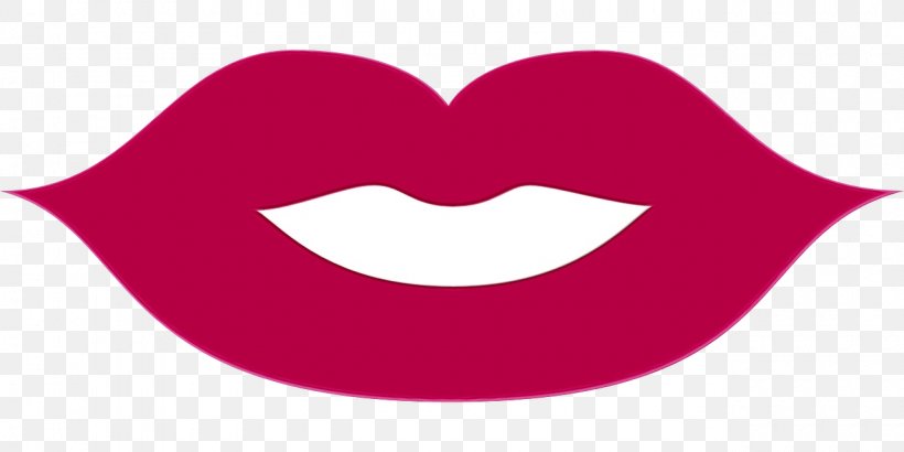 Red Lip Heart Pink Love, PNG, 1280x640px, Watercolor, Heart, Lip, Love, Material Property Download Free